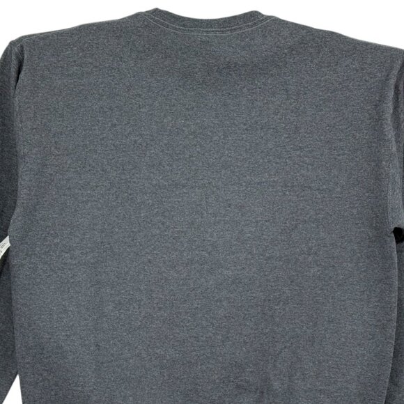 Athletic Works Men's Fleece Dark Gray Sweatshirt M (38-40) Moisture Wicking NWT - Picture 4 of 10